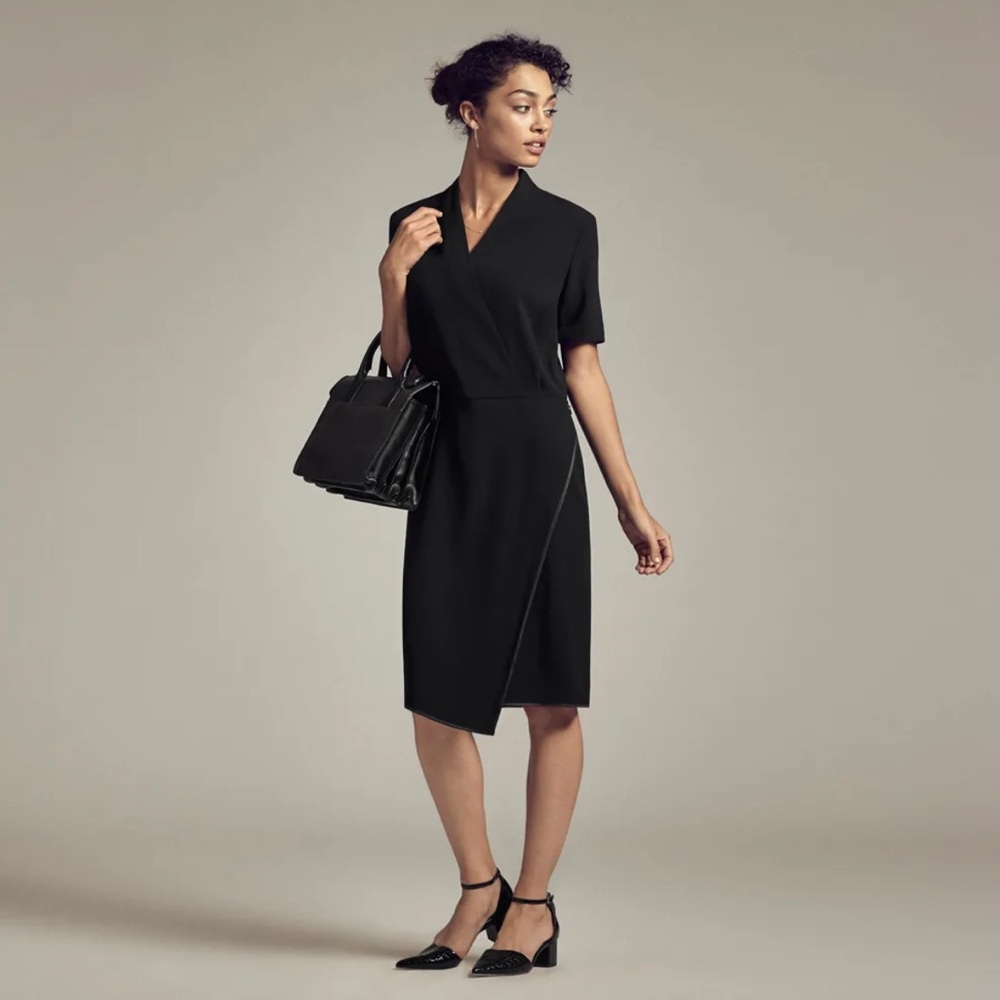 M.M. Lafleur Tory 2.0 Knee Length Dress in Black
